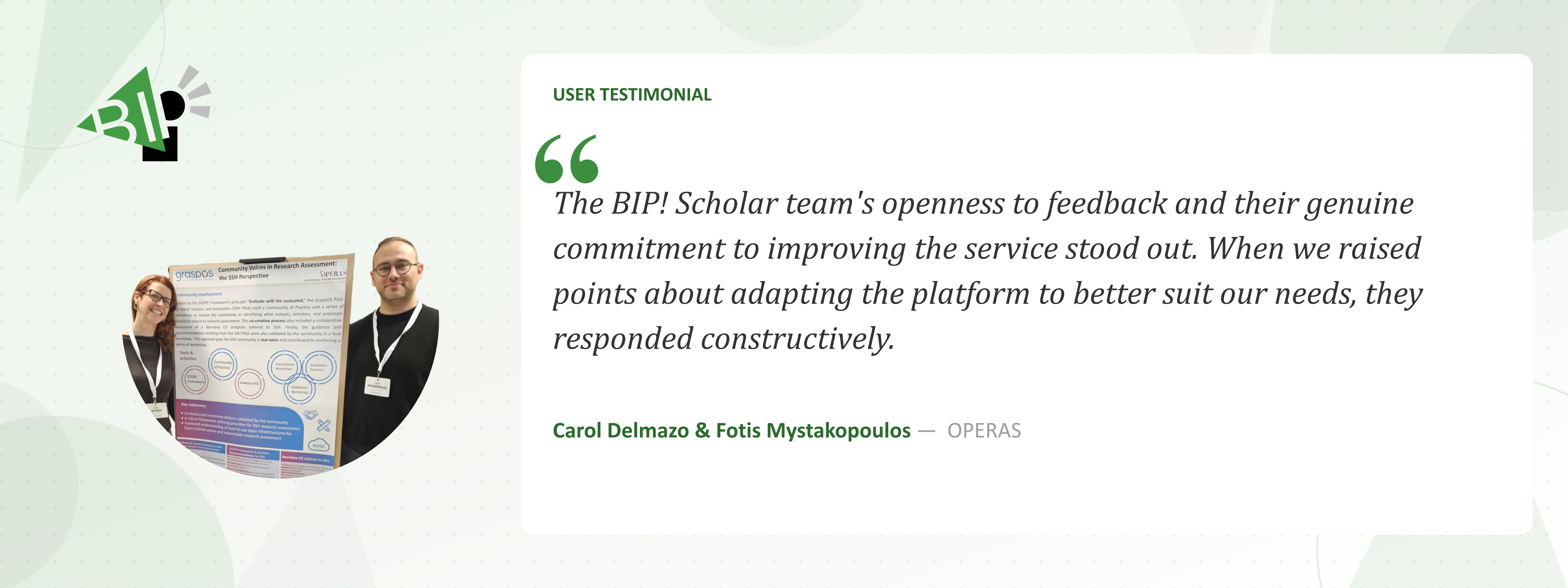 How BIP! Scholar helped SSH researchers design and test a narrative-style CV