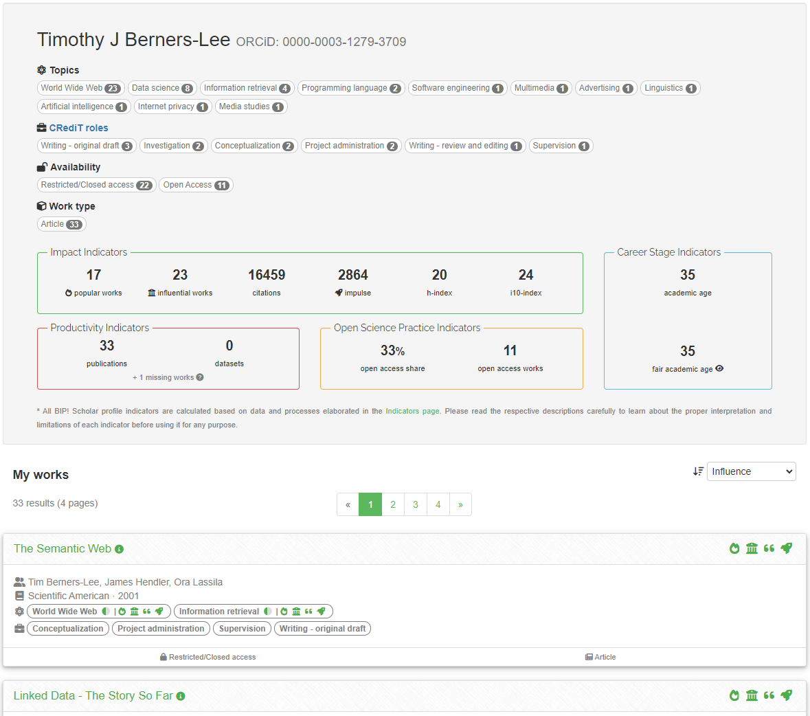 Search example